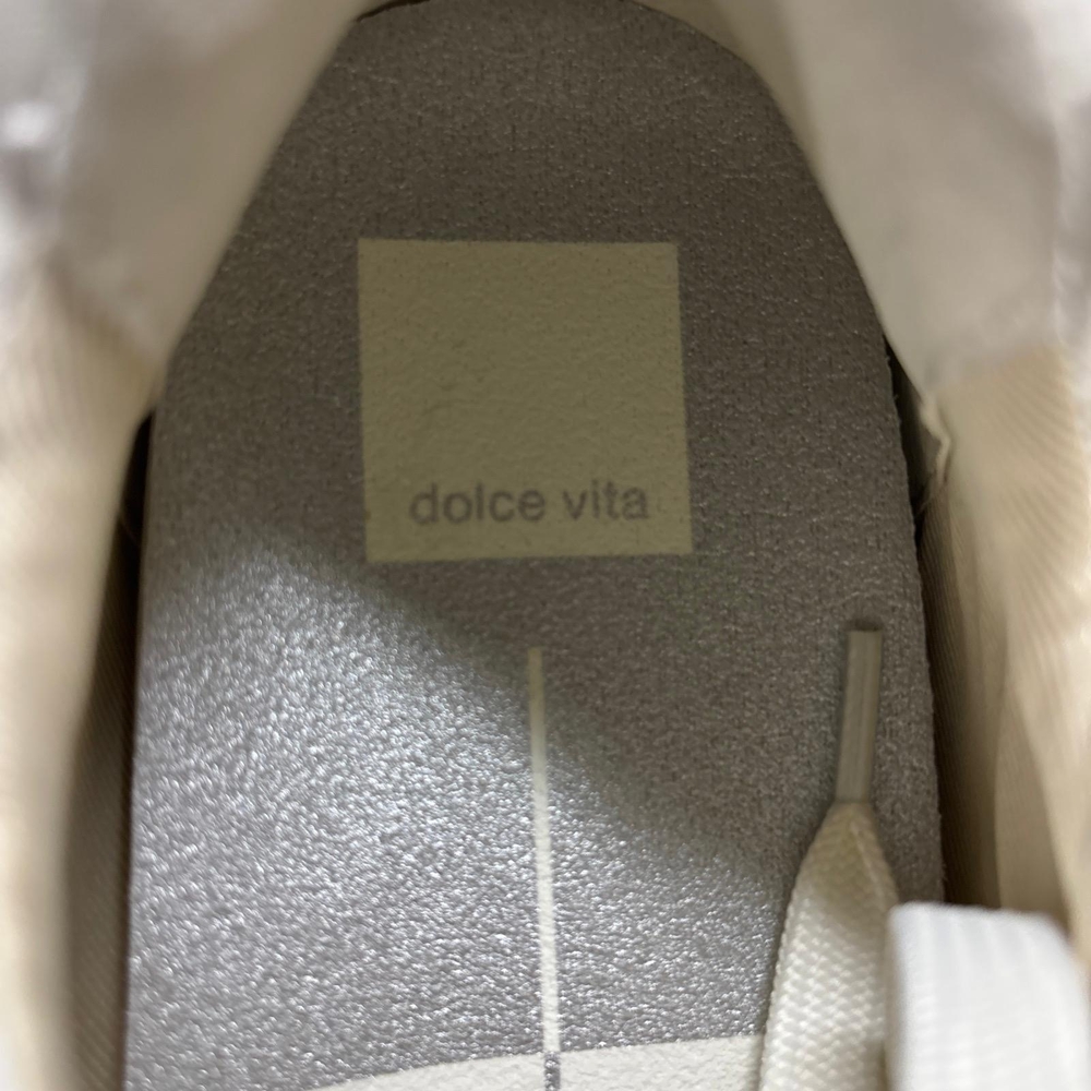 Dolce Vita White and Tan Sneakers - Picture 2 of 7